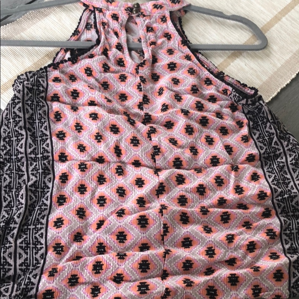 Aztec Pattern Halter Top - Picture 3 of 4